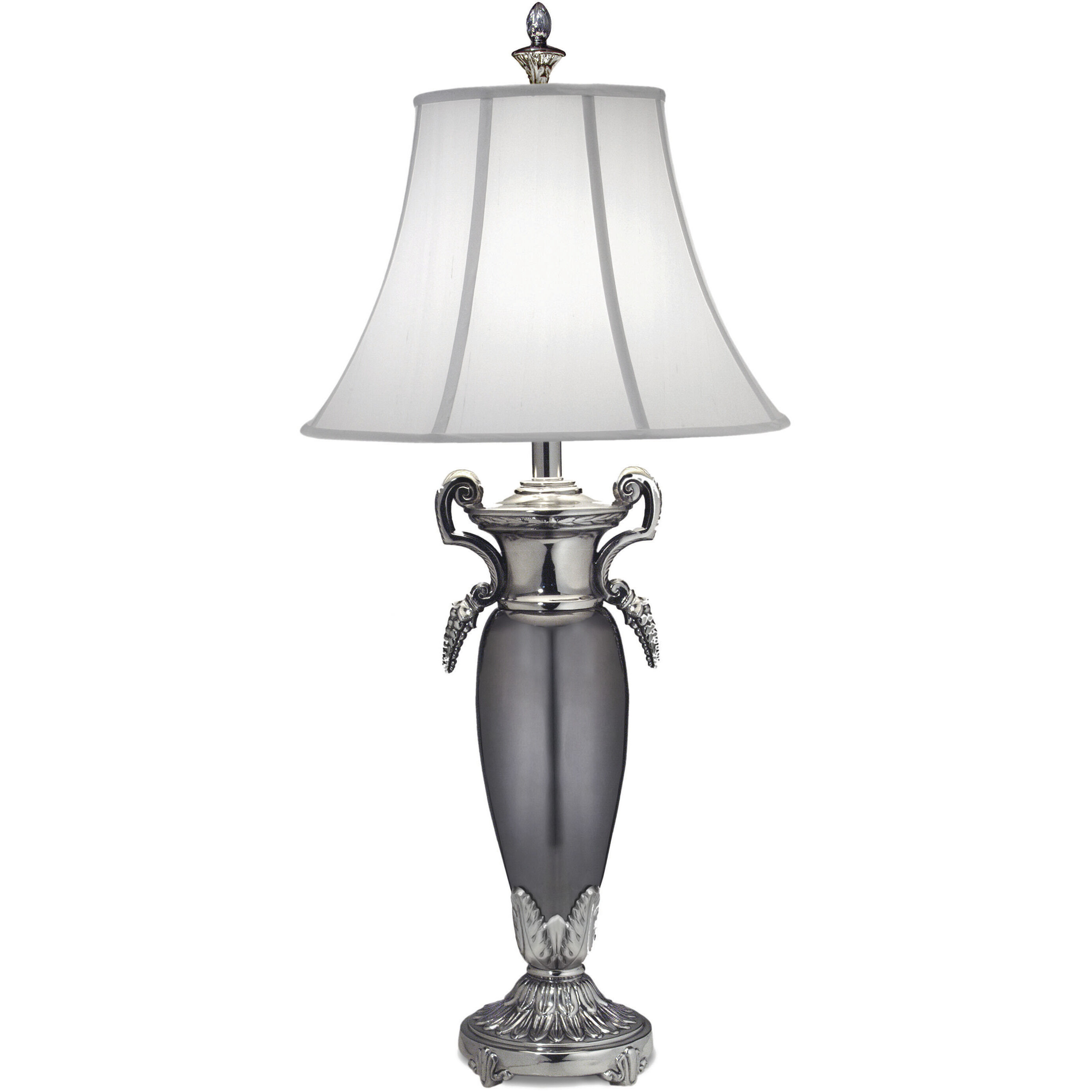 Stiffel TL 6742 6744 PNB Ellie 36 inch 150 watt Polished Nickel and Black Table Lamp Portable Light